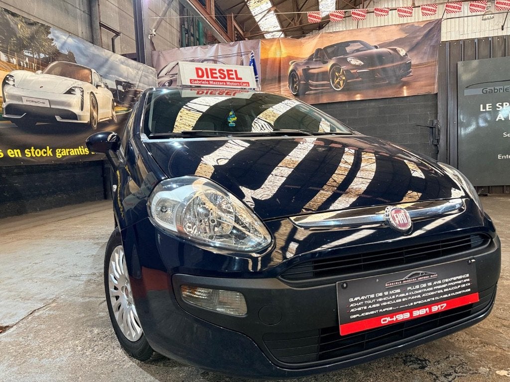 Fiat Punto 1.3MTJ Airco, Auto's, Dealer onderhouden, Blauw, Punto, Te koop
