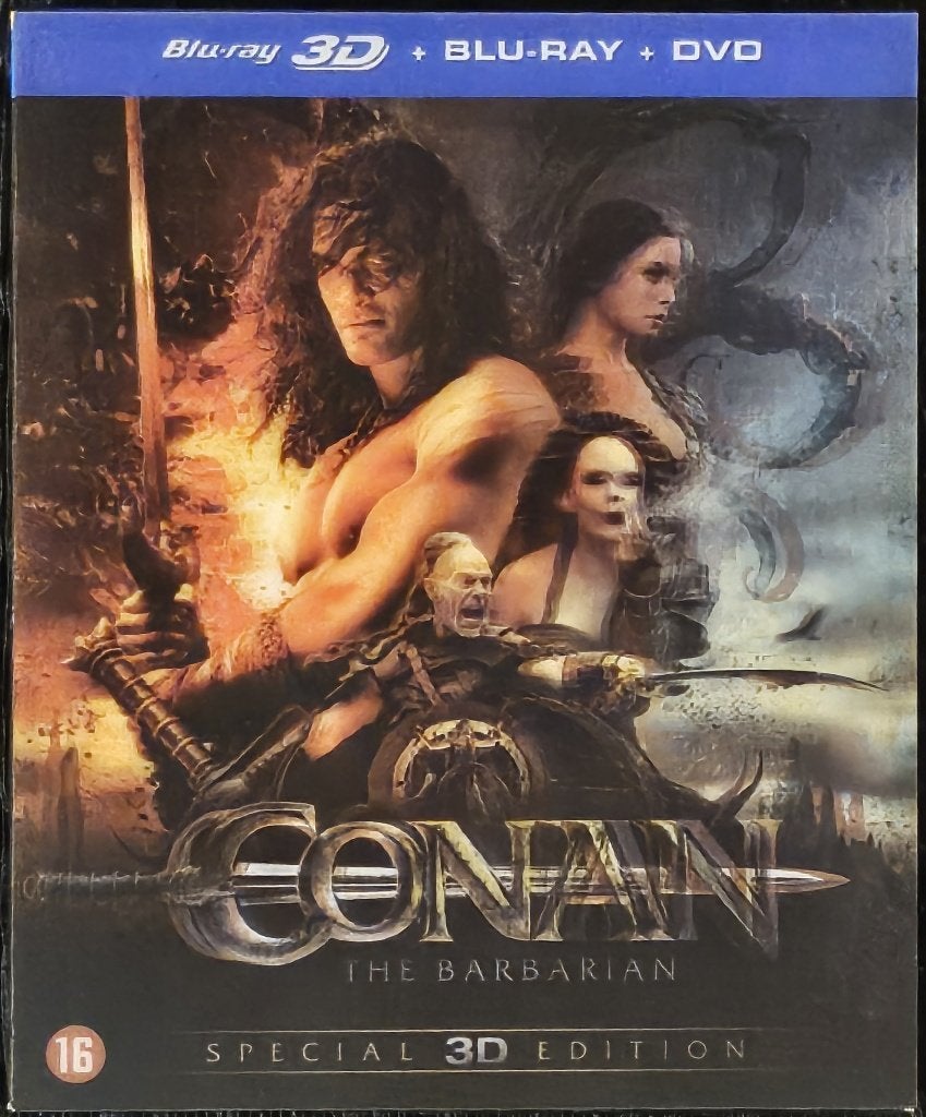 Conan The Barbarian 3D+Blu Ray + Dvd (2011), Avec suppléments, Enlèvement ou Envoi, Anglais, Aventure