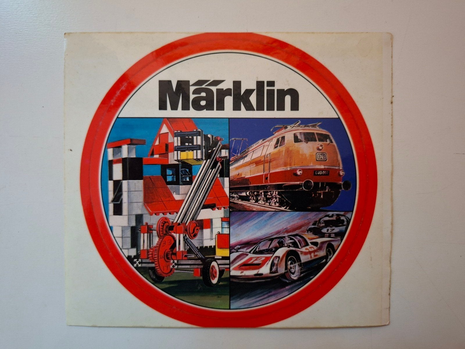Sticker Marklin, Verzamelen, Ophalen of Verzenden, Zo goed als nieuw, Merk