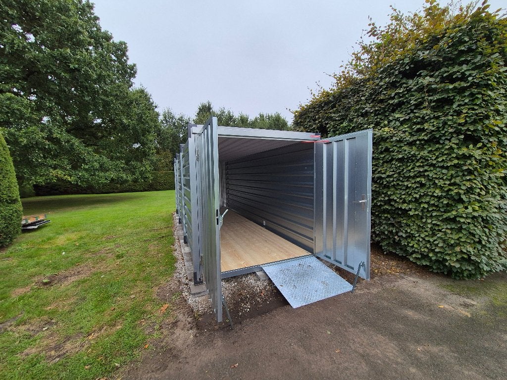 Gebruikte opslagcontainer 6 meter, Doe-het-zelf en Bouw, Ophalen of Verzenden, Gebruikt