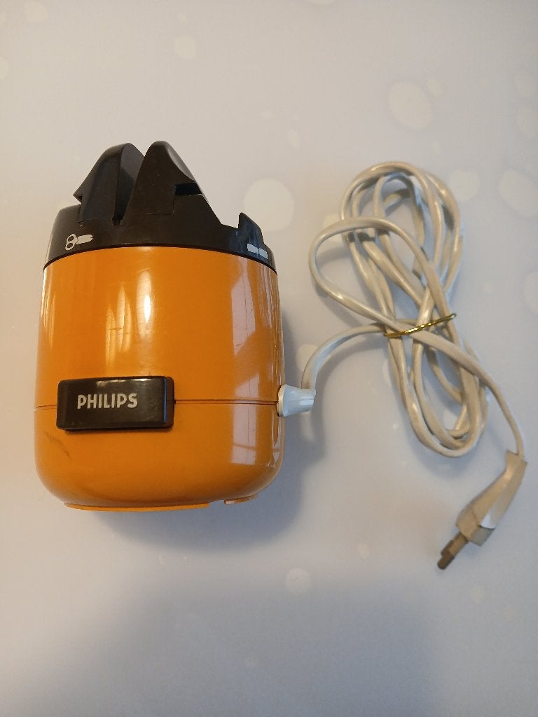 Aiguiseur électrique PHILIPS vintage couleur orange, Enlèvement, Autres types