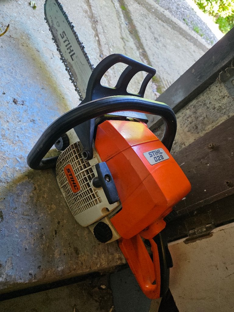 Tronconneuse stihl 029, Enlèvement, Sthil