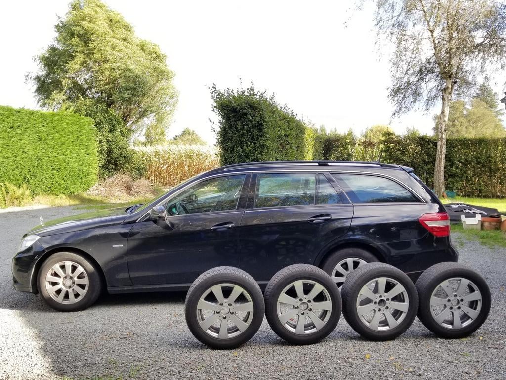 Mercedes klasse C & E alu velgen (met banden, Ophalen, Banden en Velgen