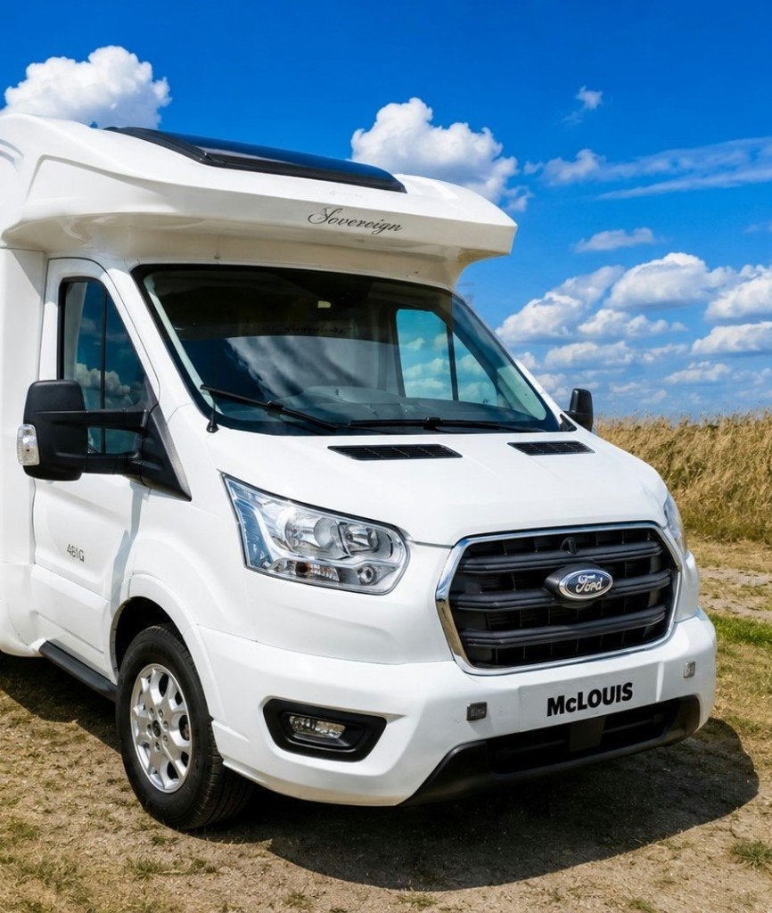 McLouis Sovereign 481G Ford  170 PK Automaat - 13.000 km !, Caravanes & Camping, Camping-cars, Jusqu'à 4, Auvent, Ford, Réfrigérateur