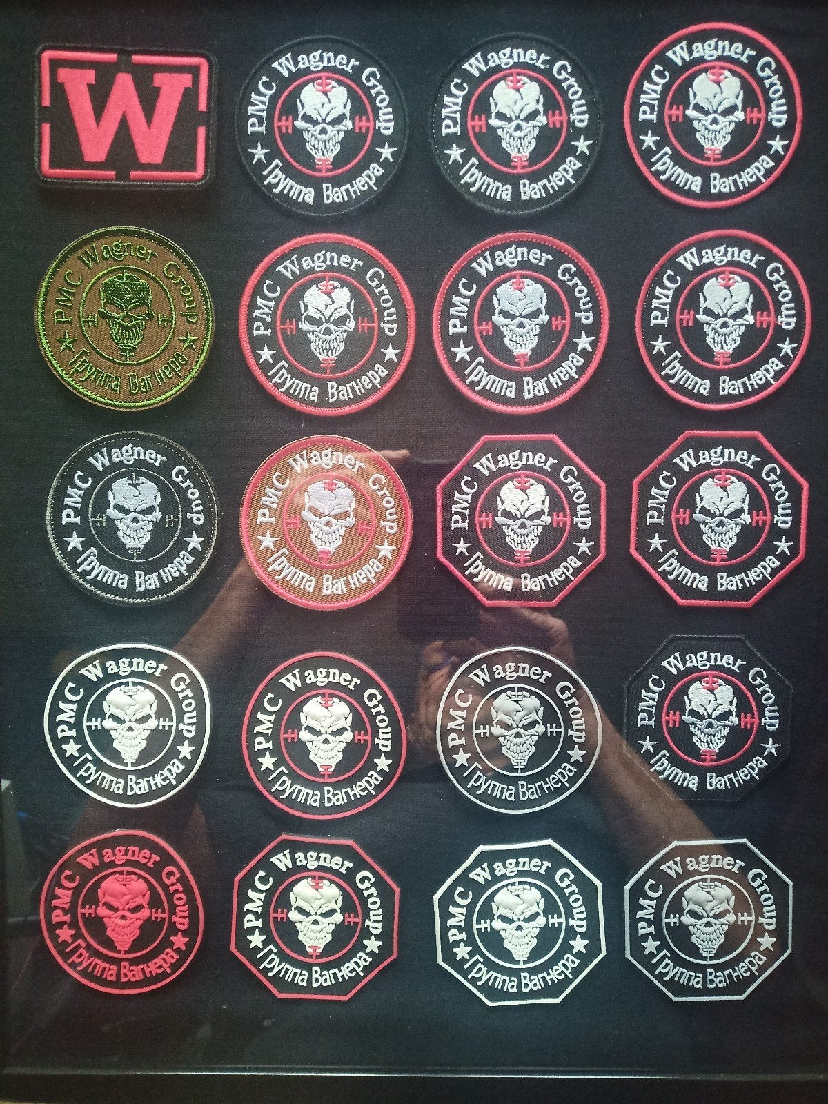 Pak van 20 Wagner-patches Ze zijn allemaal verschillend, Verzamelen, Militaria | Algemeen, Ophalen of Verzenden