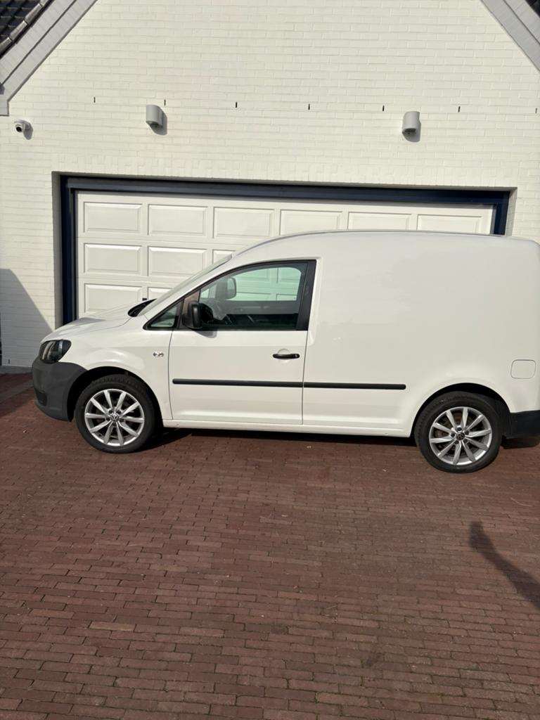 Vw caddy lichte vracht, Auto's, Voorwielaandrijving, Stof, Wit, Bedrijf