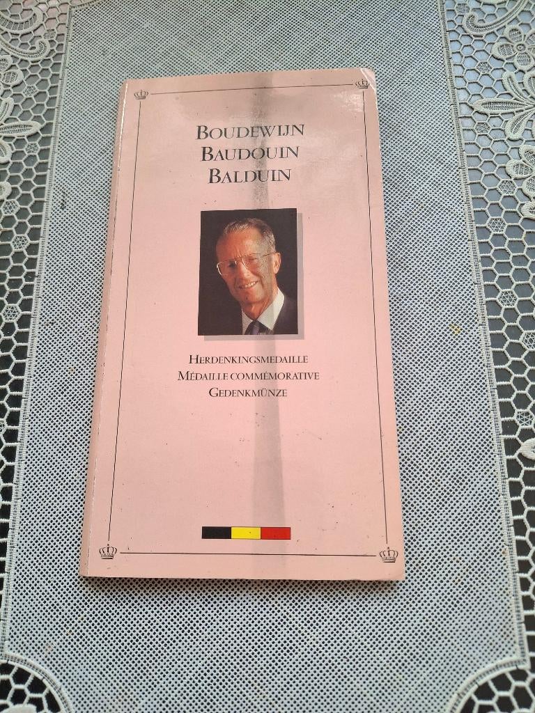 Herdenkingsmedaille Koning Boudewijn  - 1993, Verzamelen, Verzenden, Gebruikt, Overige typen