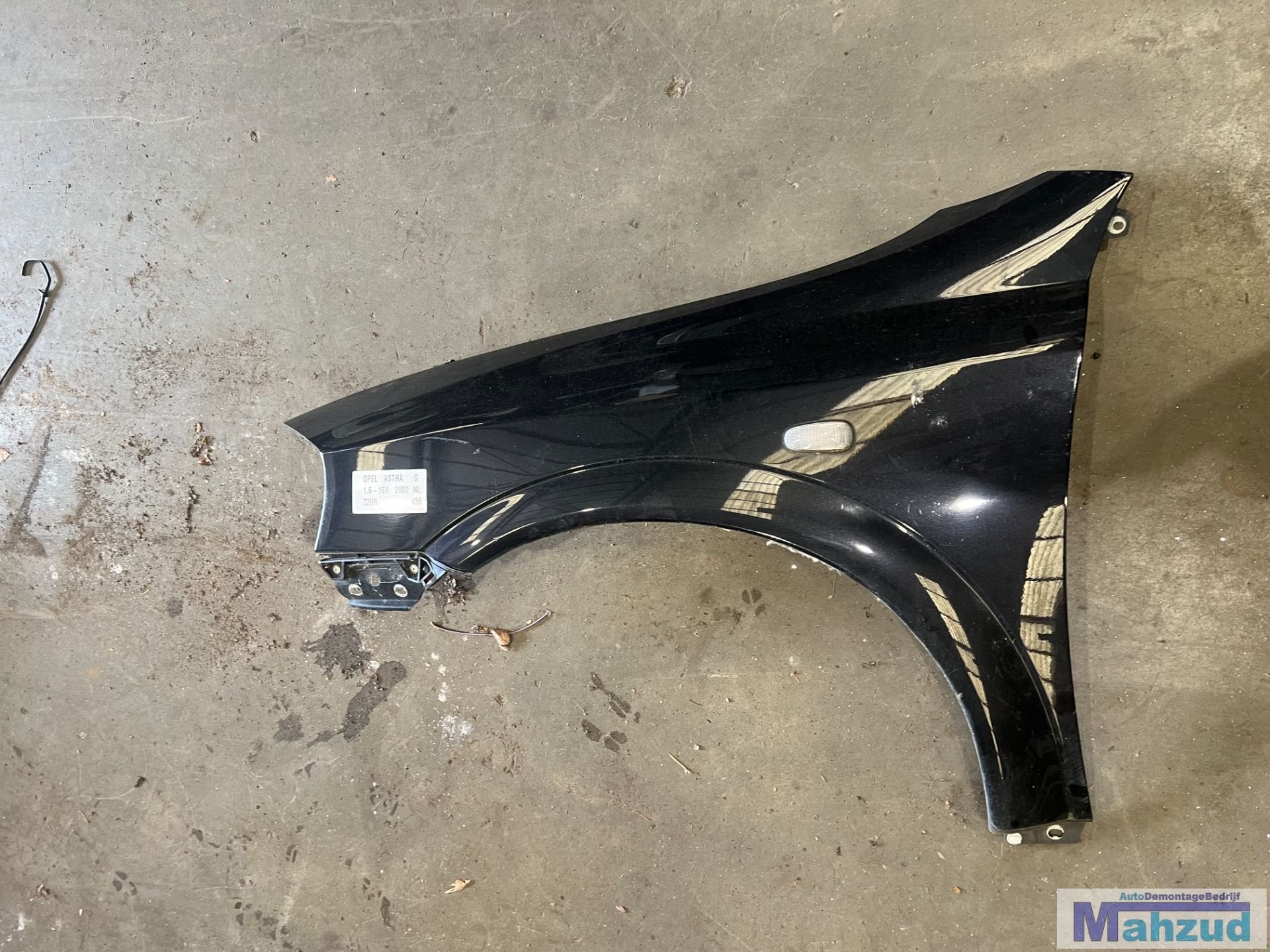 Aile avant gauche noire Z20R pour Opel Astra G (1998-2004), Opel Automobile GmbH, Opel, Bahnhofsplatz 1
65423  Russelsheim am Main, DE