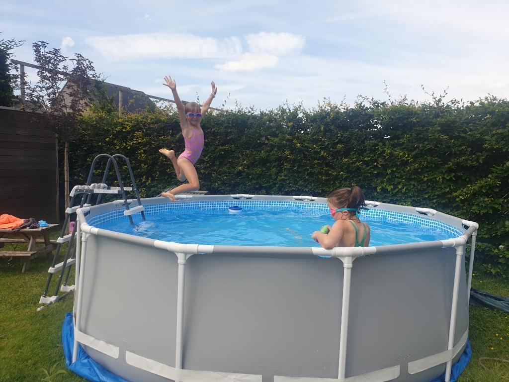 Intex zwembad - volledige set!!, Tuin en Terras, Ophalen, Gebruikt, 80 tot 120 cm, Rond