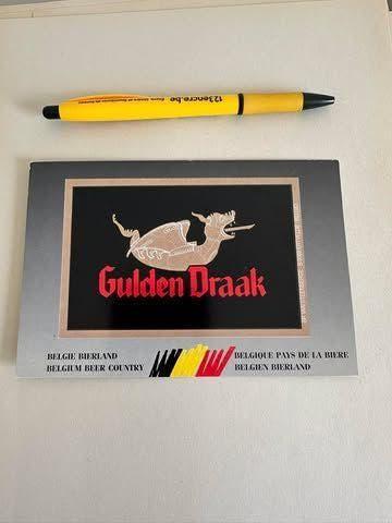 Gulden draak postkaart Belgie bierland, Ophalen of Verzenden, Nieuw, Overige typen, Overige merken