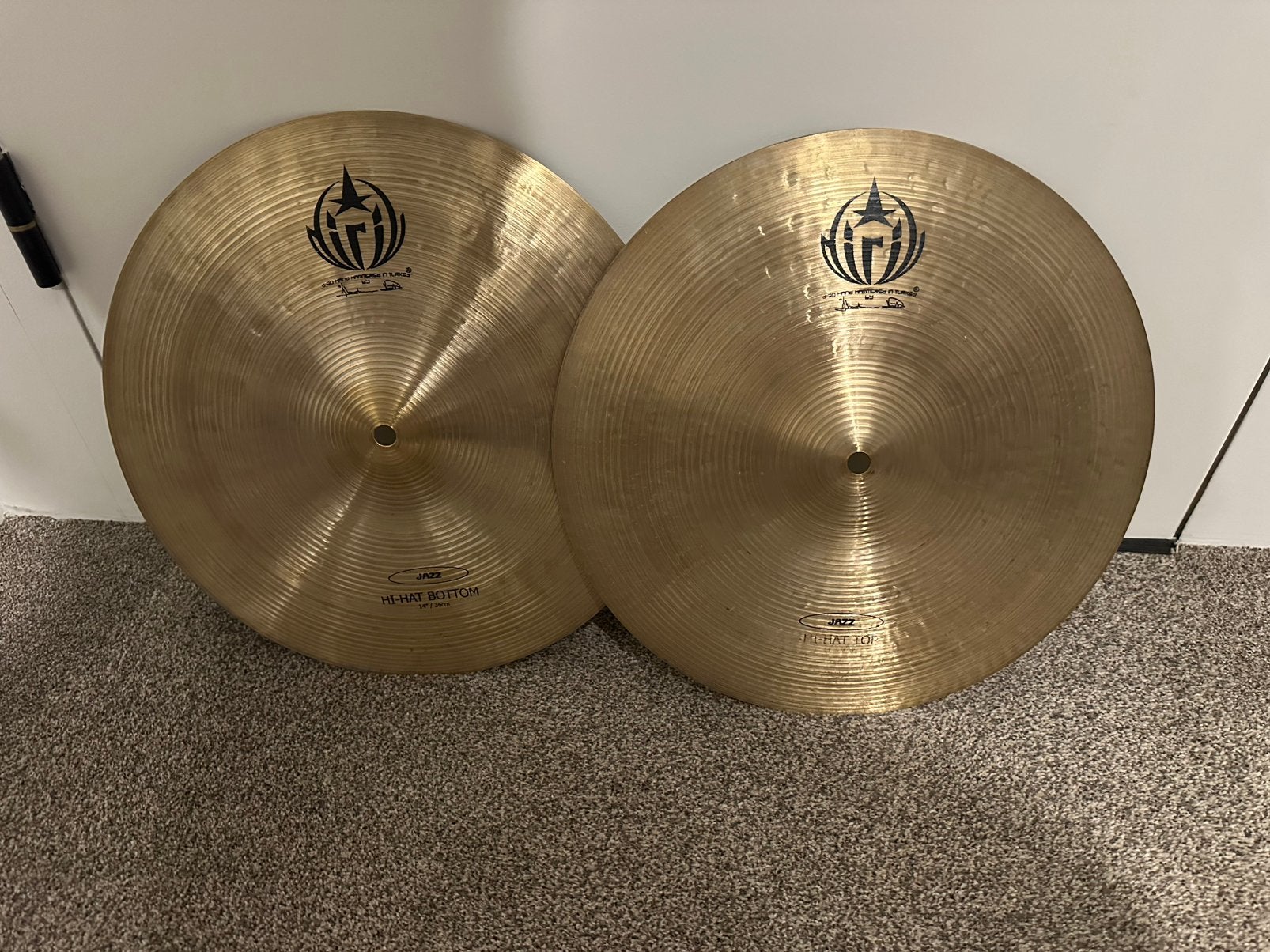 Diril Jazz 14" Hi-Hats - PERFECTE STAAT, Ophalen of Verzenden, Zo goed als nieuw
