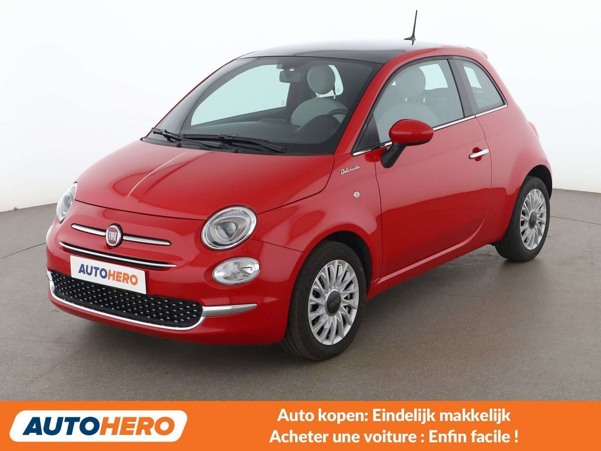 Fiat 500 1.0 Mild-Hybrid Dolcevita, Rouge, Achat, 69 ch, 1055 kg