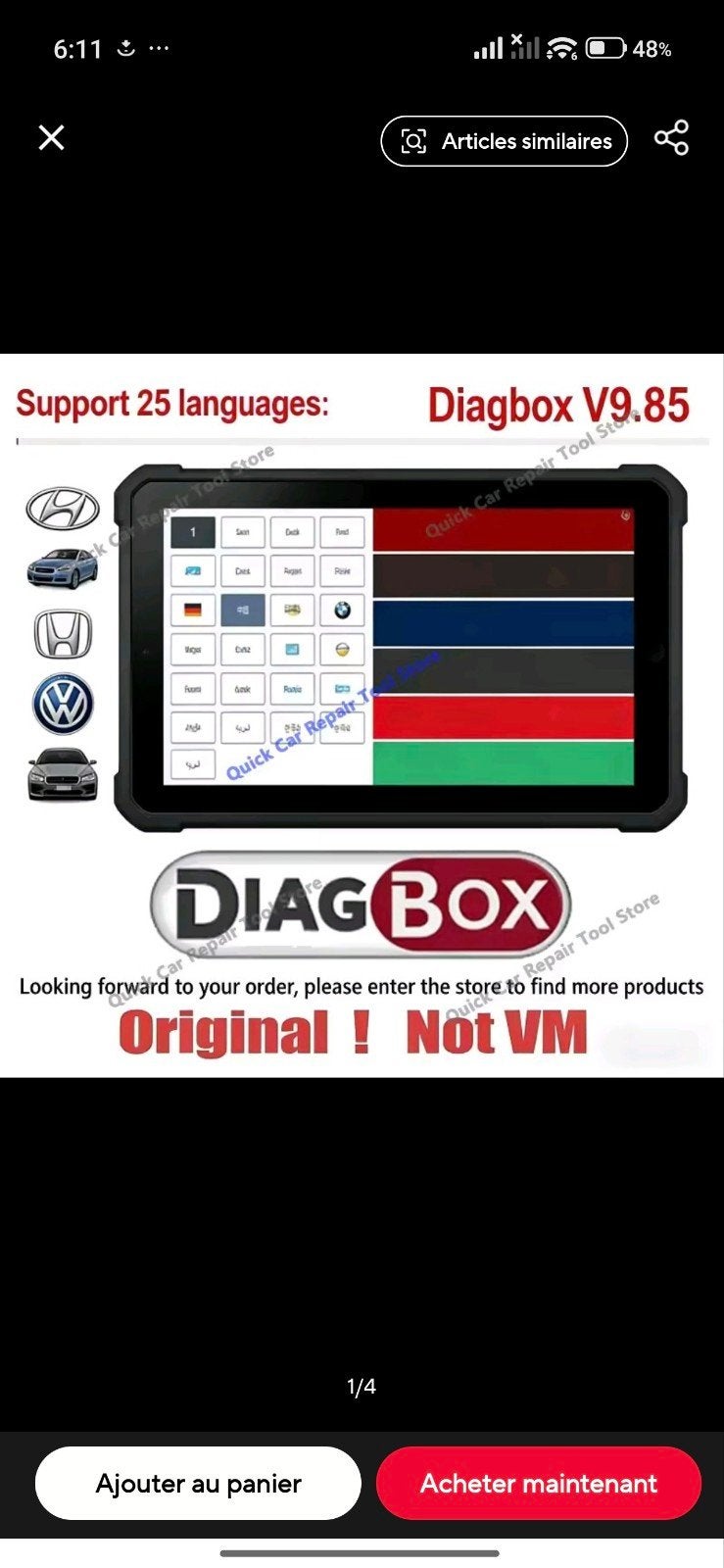 diagnostic Peugeot Citroën opel psa ds, Enlèvement