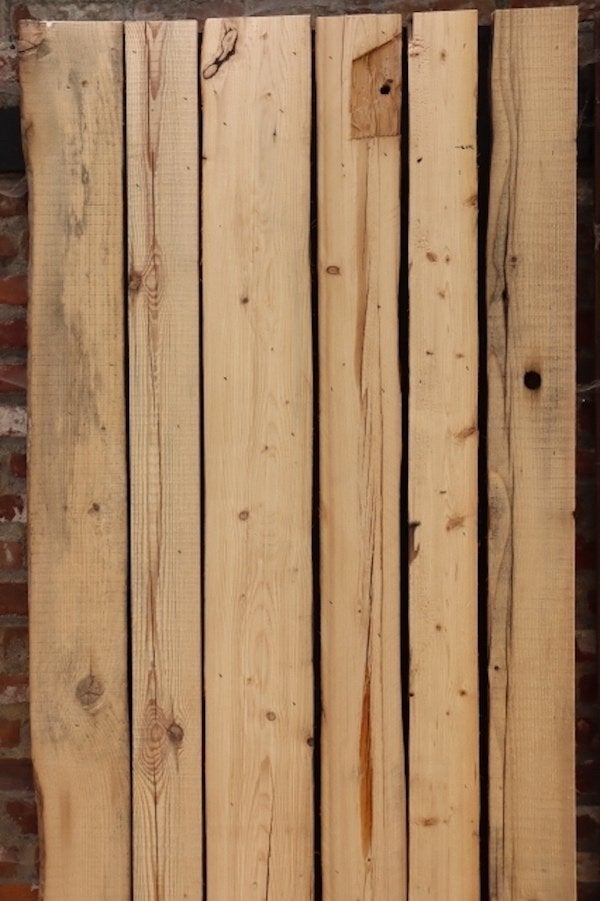 Licht naturel Barnwood Planken, oud hout voor Wandbekleding, Doe-het-zelf en Bouw, Hout en Planken, Gebruikt, Plank, Grenen, 250 tot 300 cm