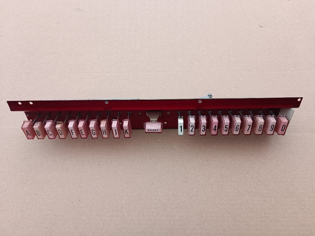 Toetsenbord/ parts !! Wurlitzer 1050 (1973) jukebox, Envoi, Wurlitzer