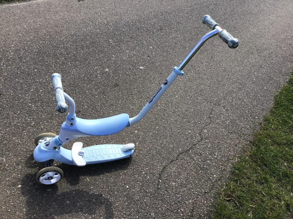 Kinderfiets ( speciaal om te leren fietsen ), Ophalen