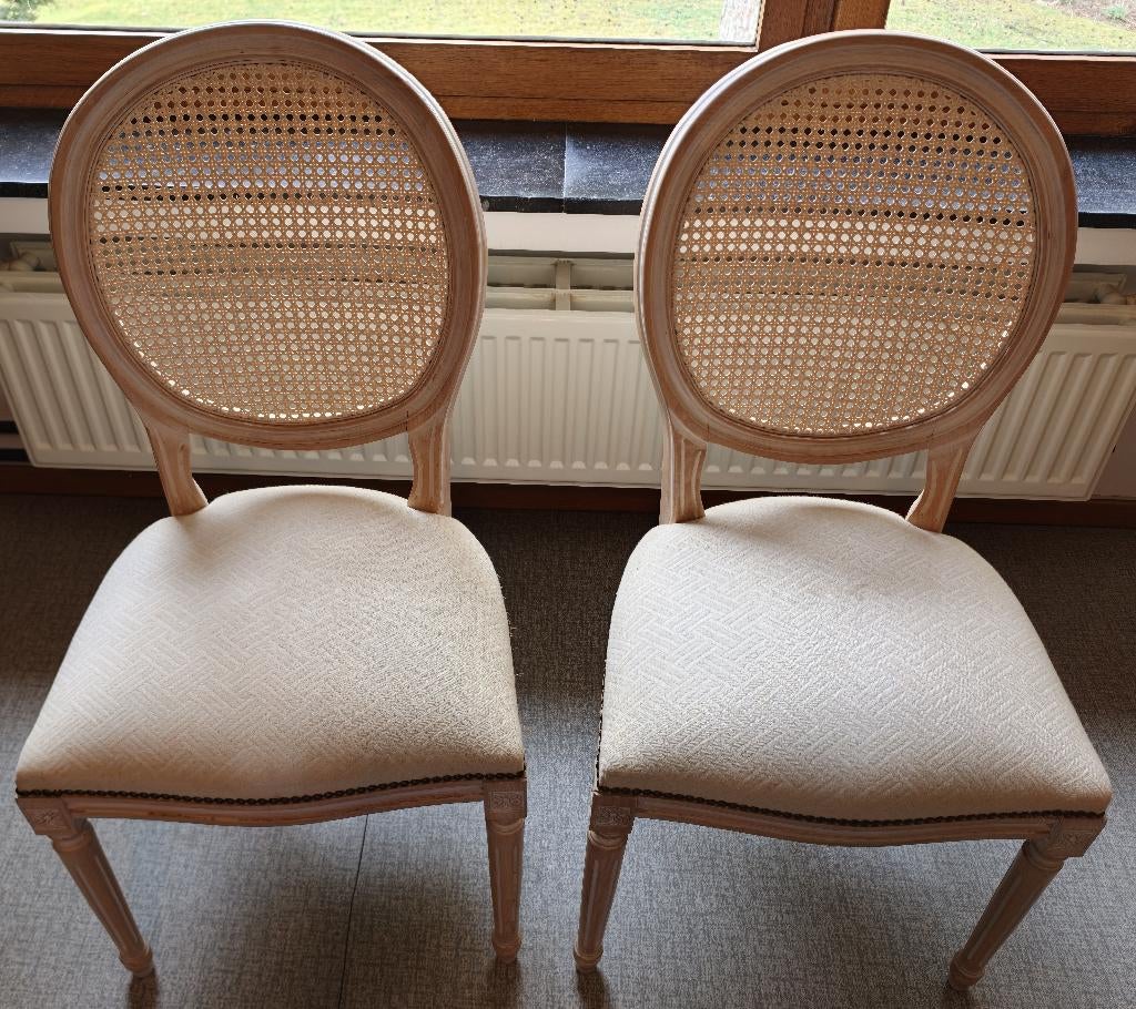 Louis XVI medaillon stoelen, Antiek en Kunst, Ophalen