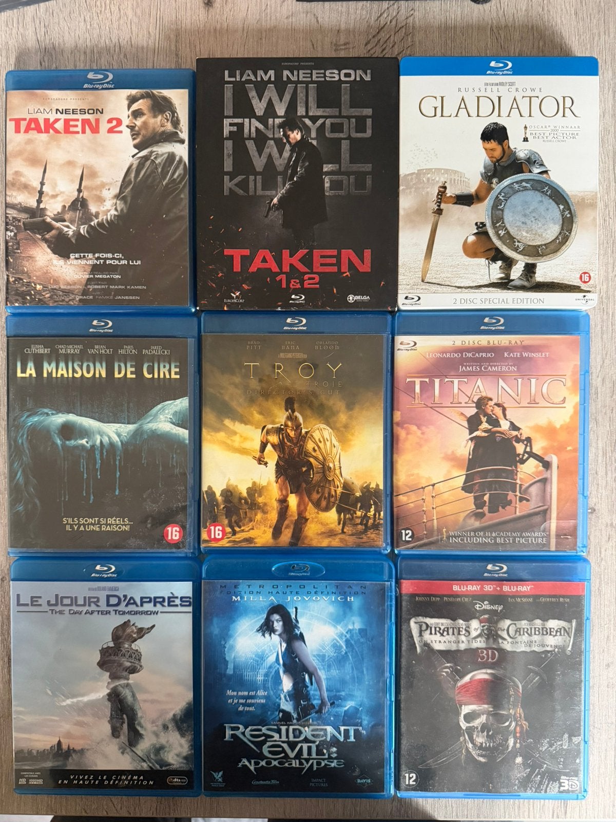 Lot de 10 blu-ray (comme neuf), Cd's en Dvd's, Blu-ray, Ophalen, Zo goed als nieuw, Blu-ray