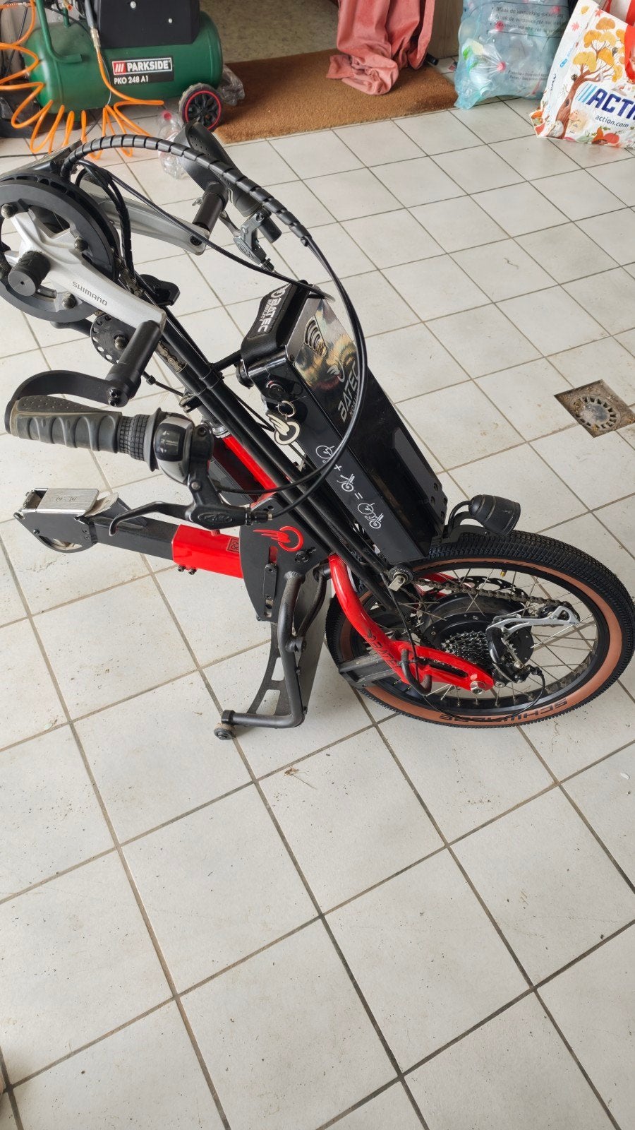 handbike batec rolstoel, Enlèvement ou Envoi, Comme neuf