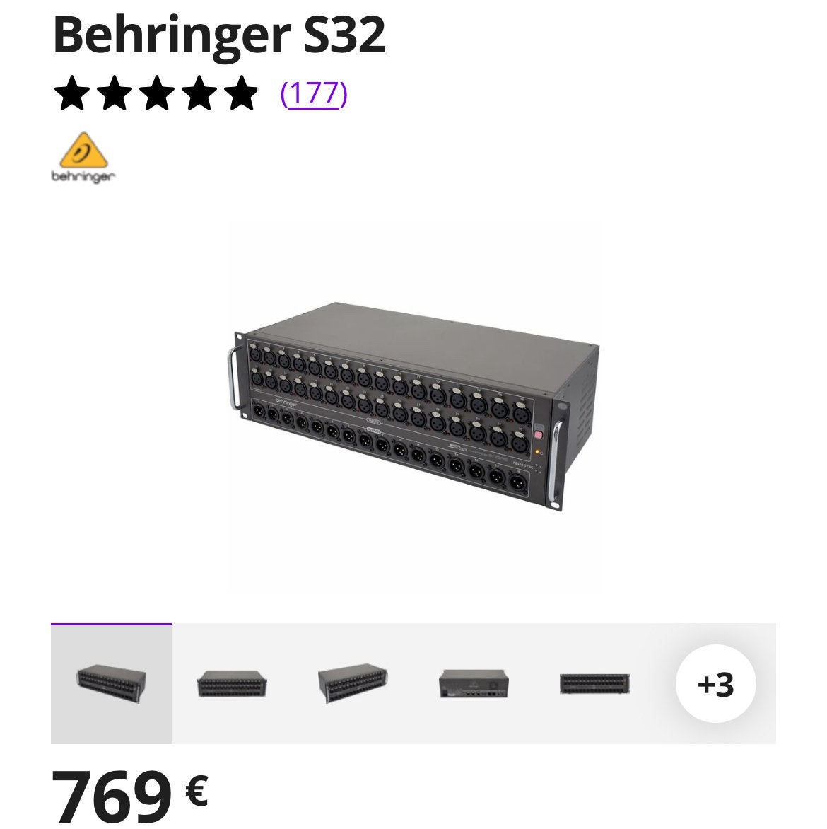 Behringer S32 - Snake Digital - Boitier de scène, Enlèvement ou Envoi, Comme neuf