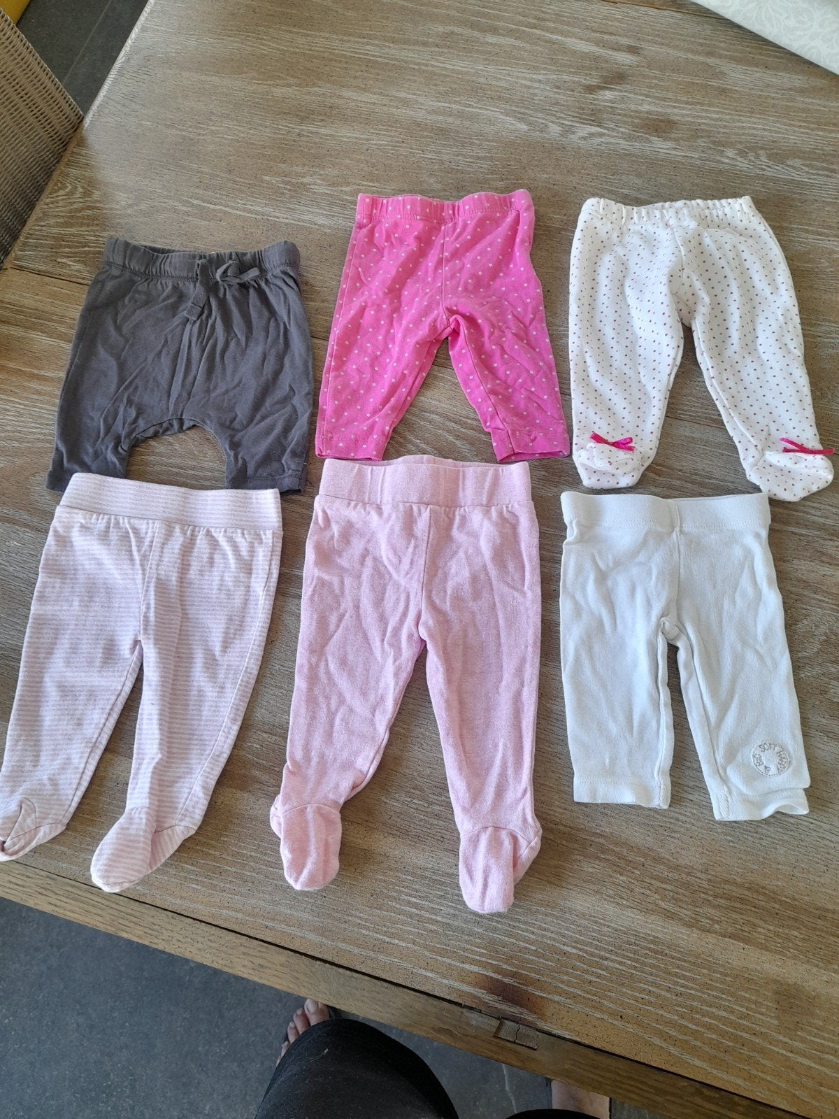 Pakket 6broekjes,pasgeborenen, maat 50,56, Enlèvement