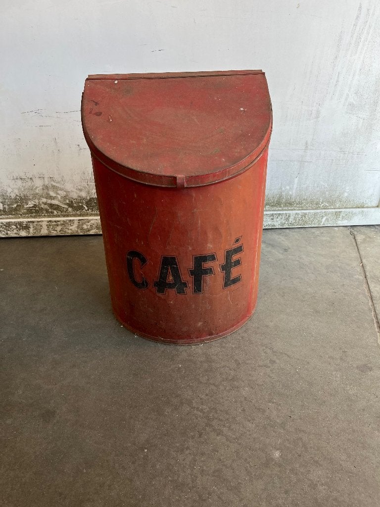 Retro/vintage metalen café bak, Enlèvement