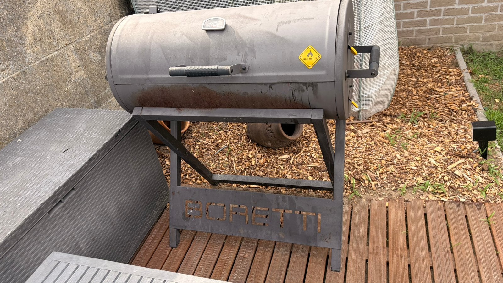 bbq, Ophalen, Gebruikt