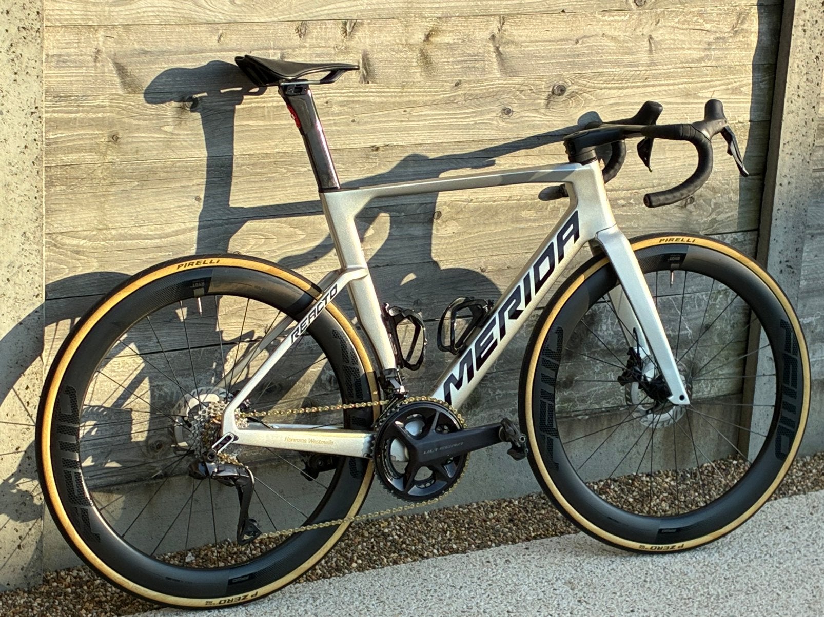 Racefiets Merida Reacto, Ophalen, Gebruikt, Carbon, 10 tot 15 versnellingen