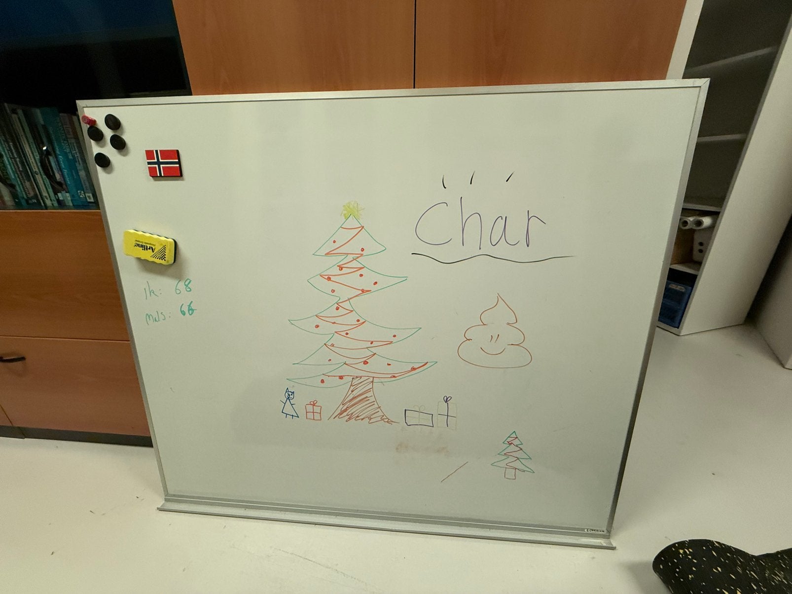 Whiteboard, Ophalen, Gebruikt