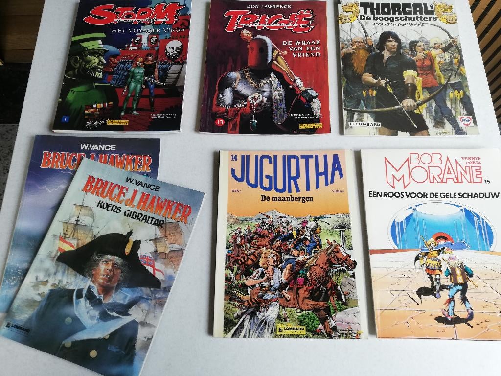 strips storm triegie thorgal enz., Boeken, Ophalen of Verzenden, Gelezen