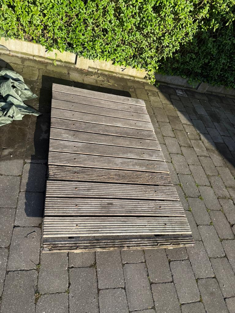 Oprijplaat, Tuin en Terras, Zitmaaiers, Zo goed als nieuw, Ophalen
