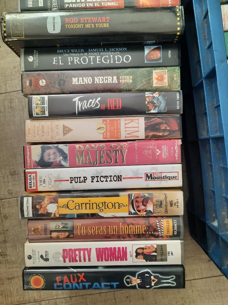 Lot de cassettes vhs, Cd's en Dvd's, VHS | Film, Ophalen, Gebruikt, Overige genres