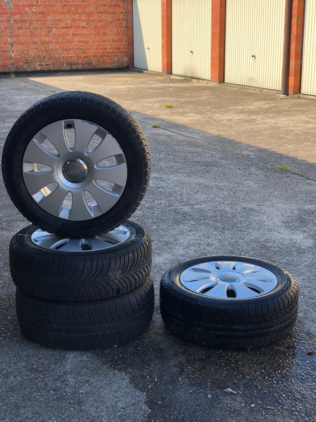 Audi velgen set, Ophalen, Winterbanden, Velg(en)