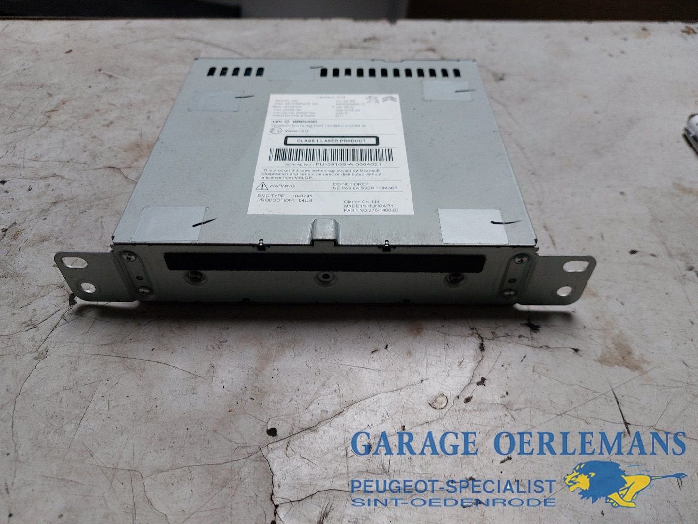 radio cd speler peugeot 308 sw t9 9805593680, Autos : Divers, Autoradios, -, Utilisé, -, -