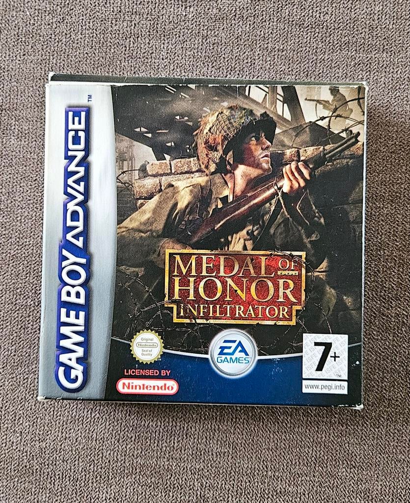 Medal of Honor: Infiltrator – Game Boy Advance -compleet, Games en Spelcomputers, Ophalen of Verzenden