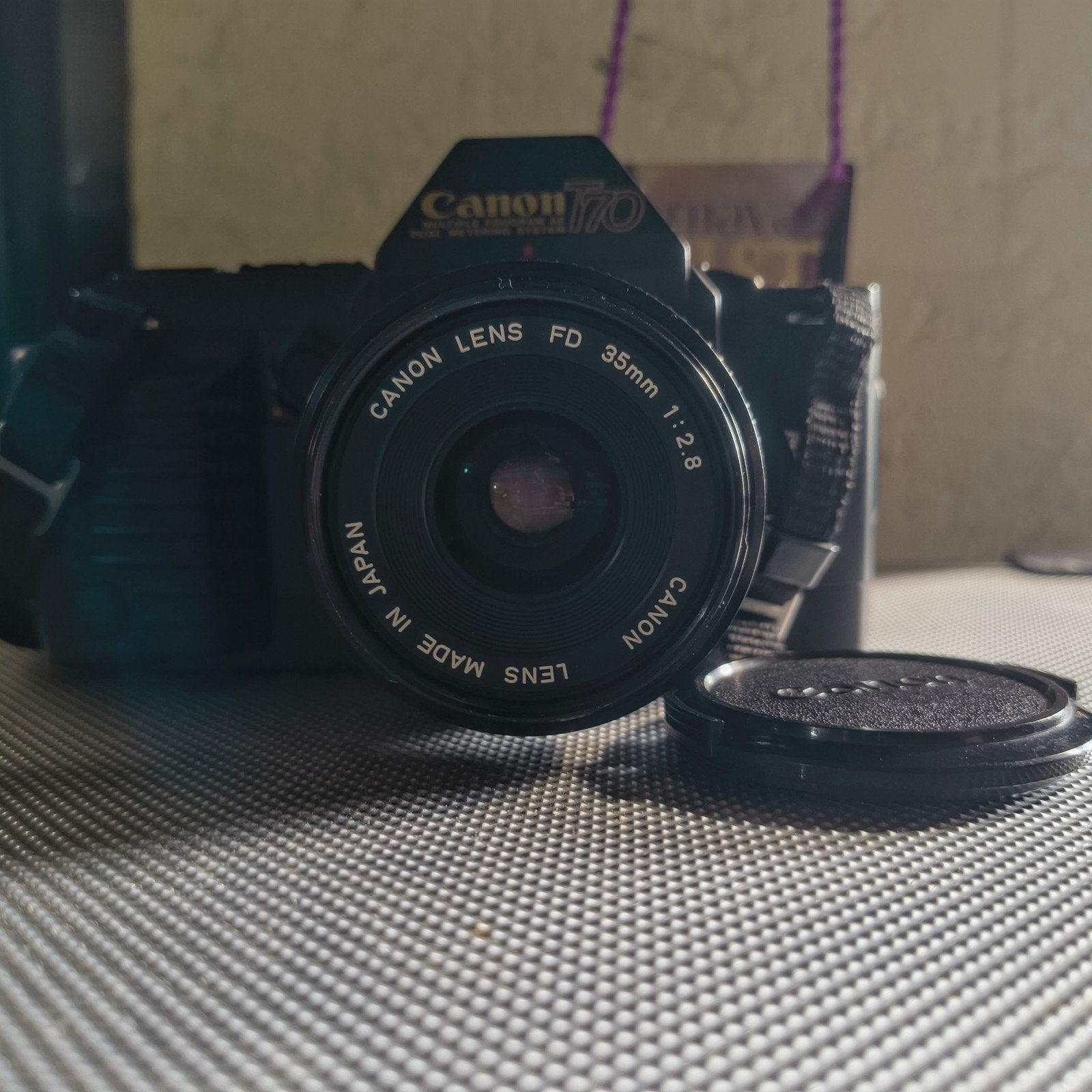 canon t70 , 50mm 1.8, Enlèvement, Utilisé, Canon