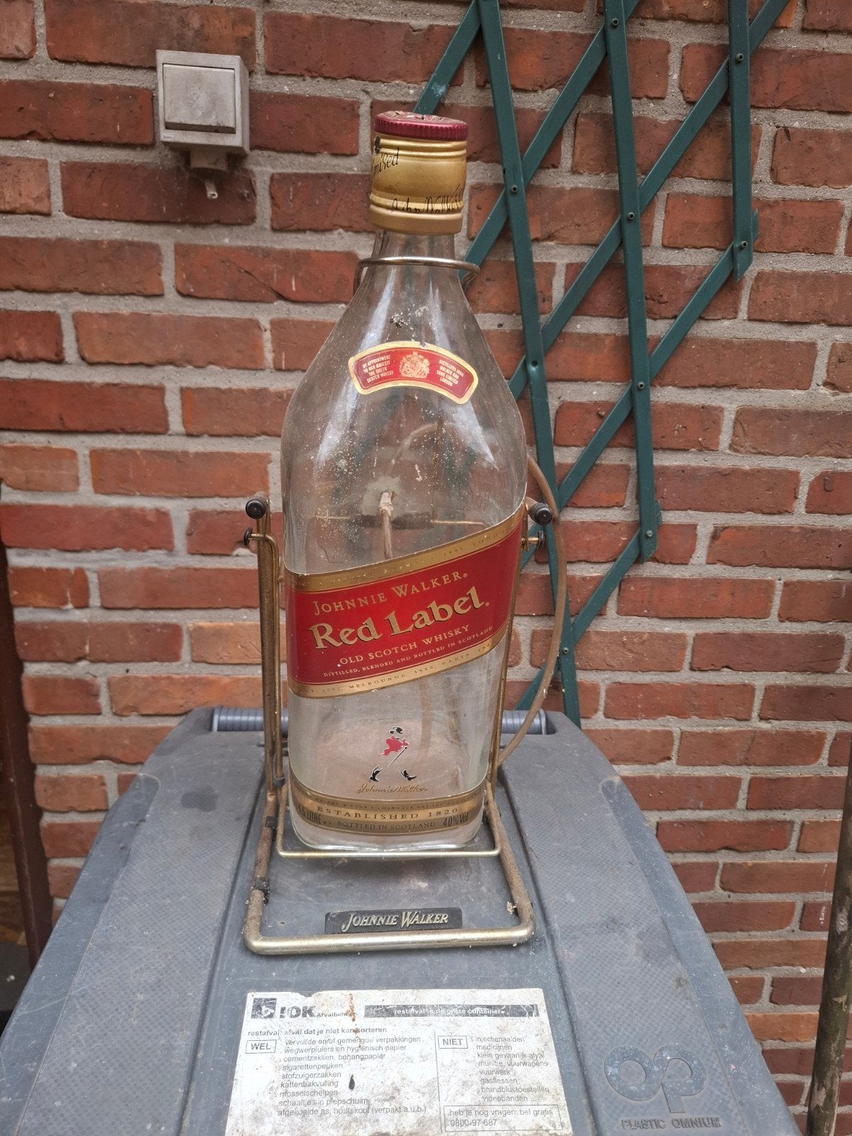 grote fles Johny Walker, Ophalen of Verzenden