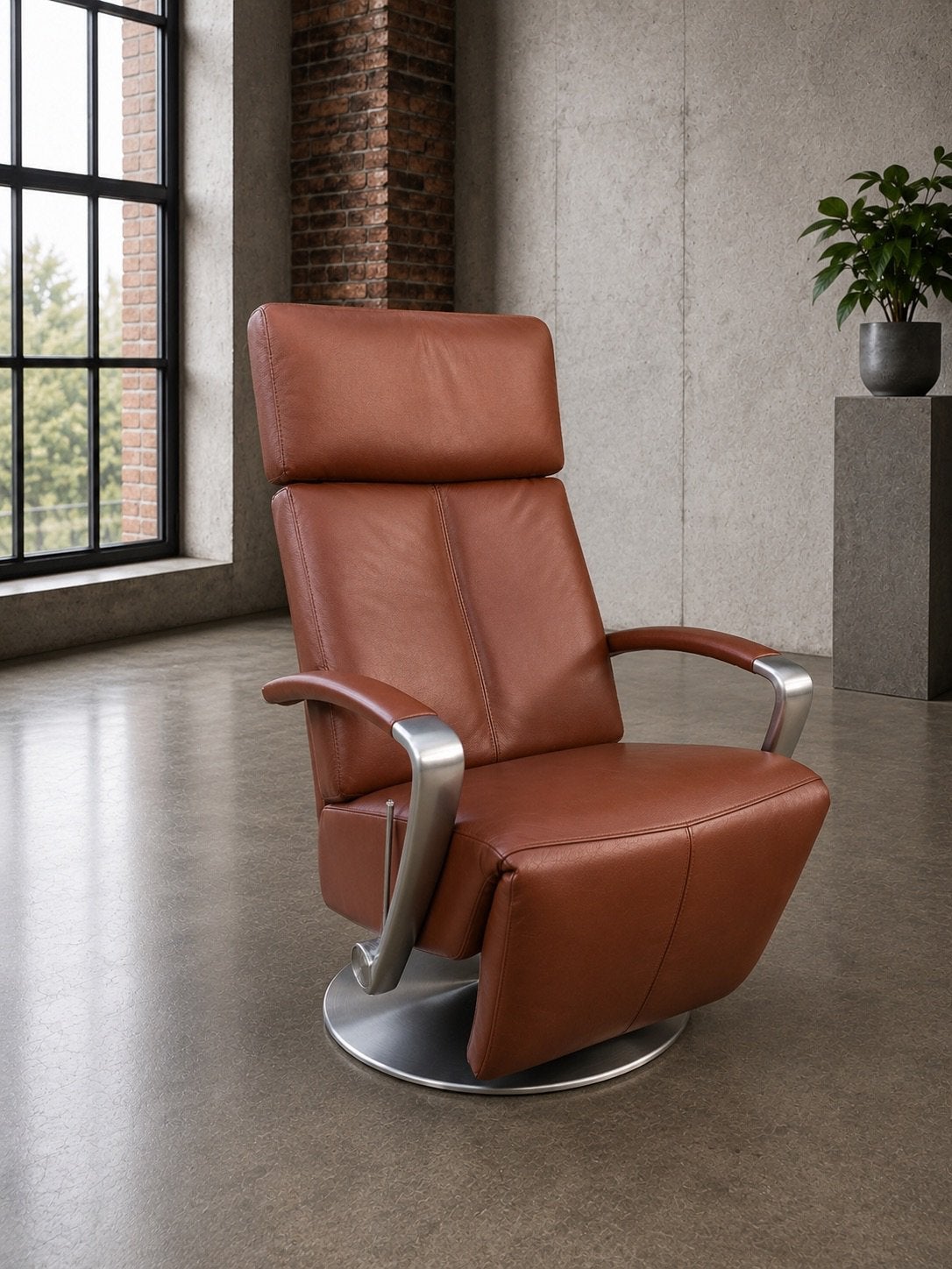 Sublieme MultiMove relaxfauteuil van Goossens, Ophalen of Verzenden, Leer