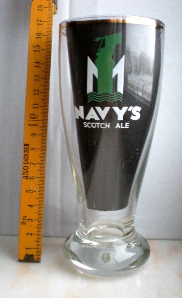 NAVY'S   scotch ale, Collections, Marques de bière, Enlèvement ou Envoi, Comme neuf, Verre ou Verres