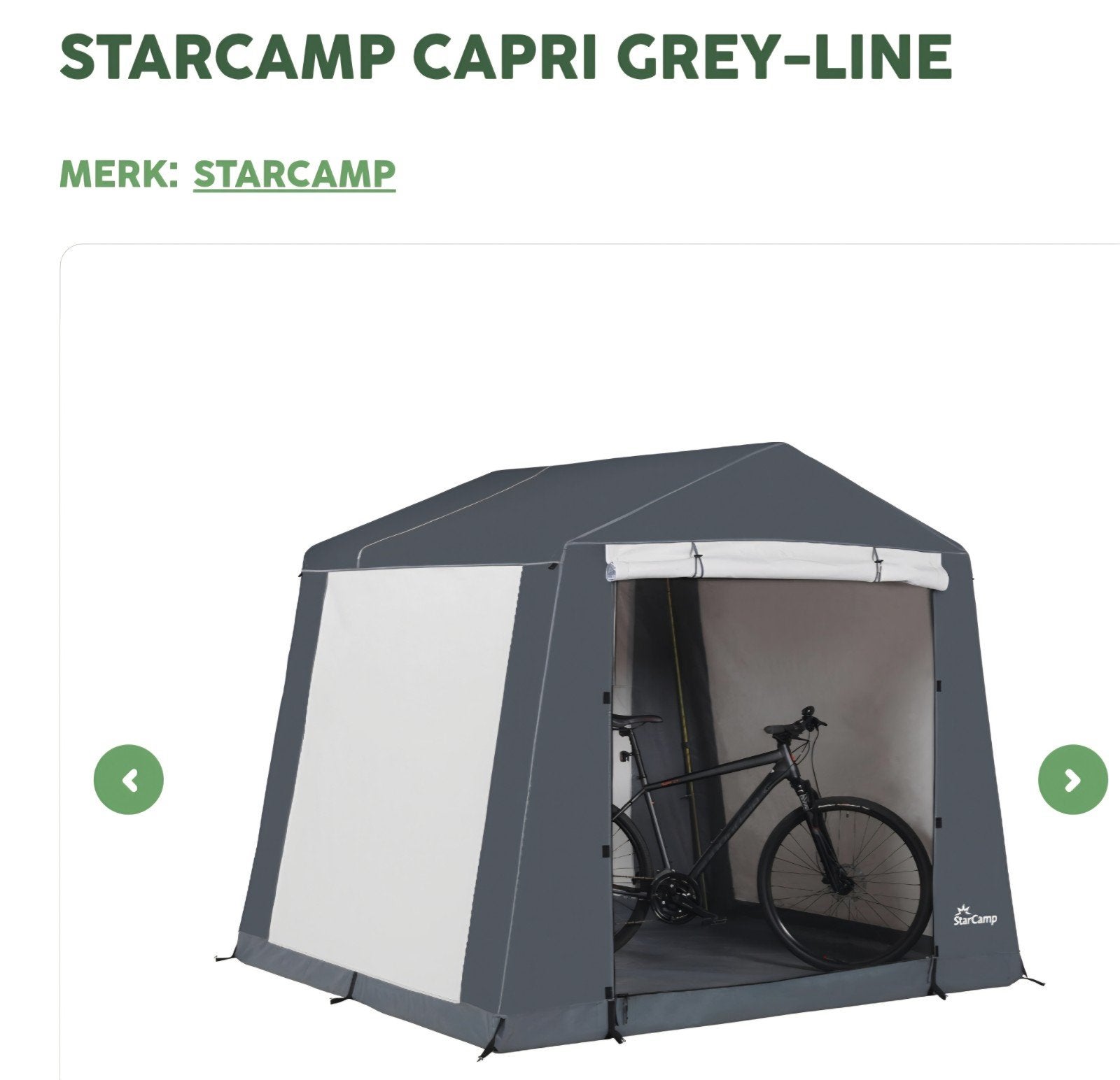 STARCAMP SCHUURTENT NIEUW, Ophalen