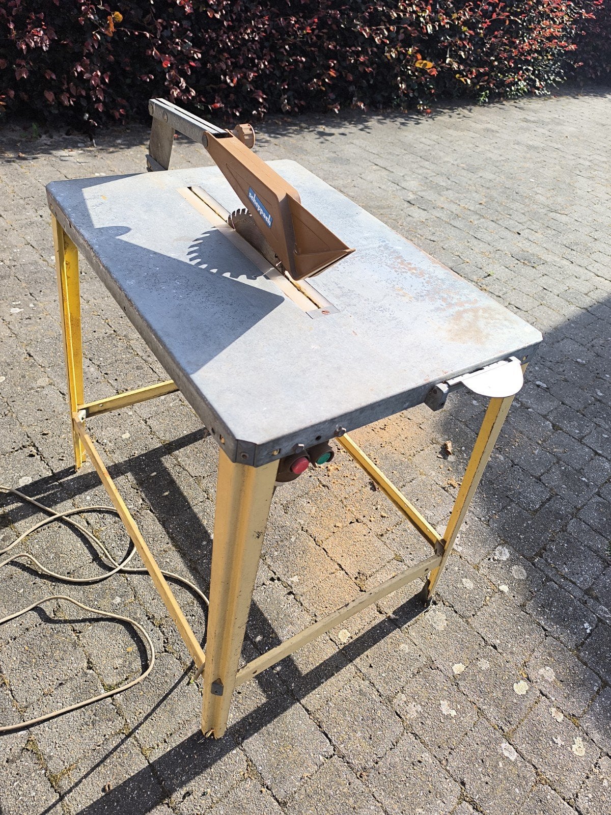 Scheppach tafelzaag zwaar. 1985, Bricolage & Construction, Enlèvement