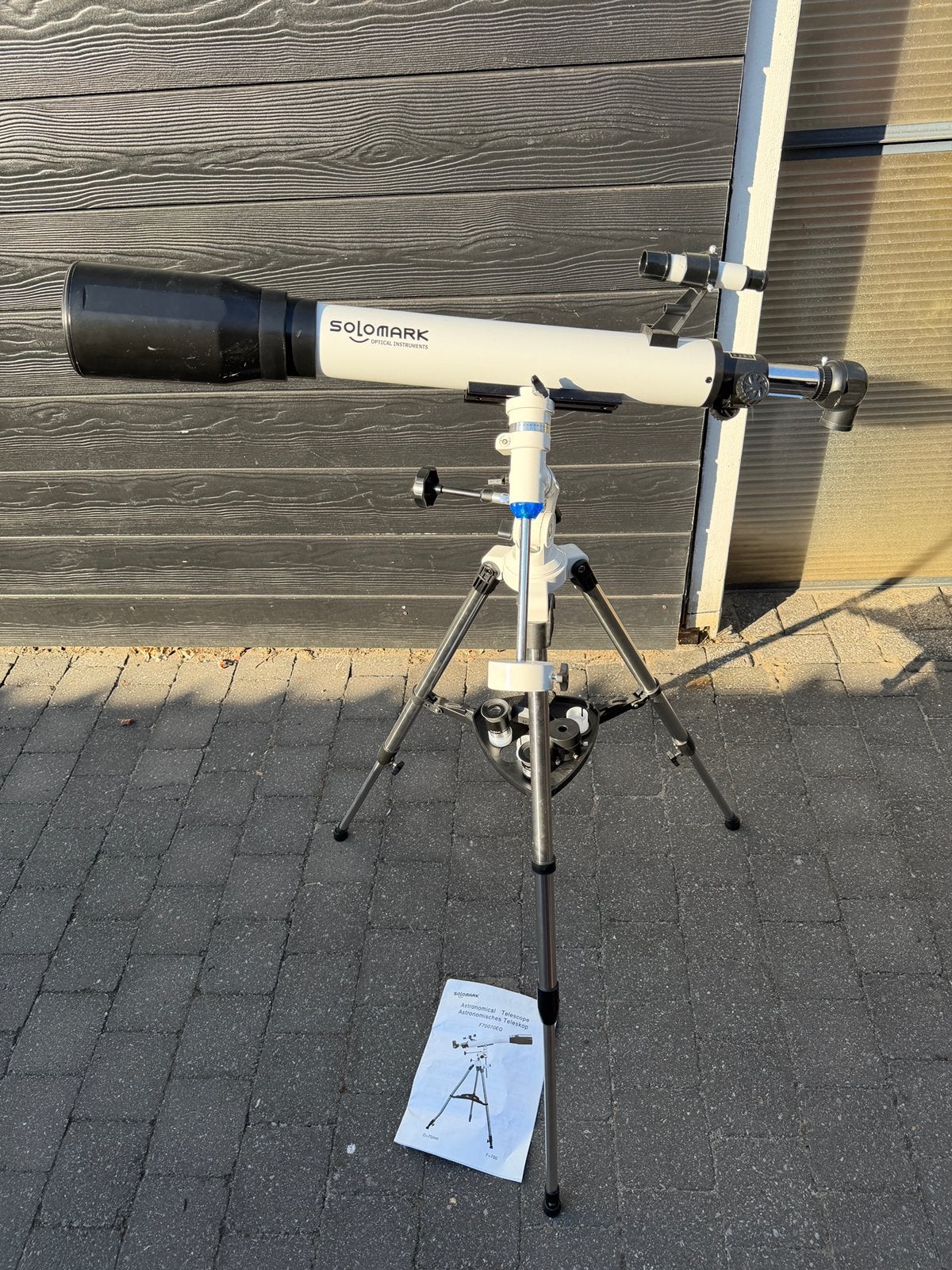 Solomark F70070EQ Astronomische Telescoop, TV, Hi-fi & Vidéo, Matériel d'optique | Télescopes, Enlèvement, Comme neuf, Avec trépied