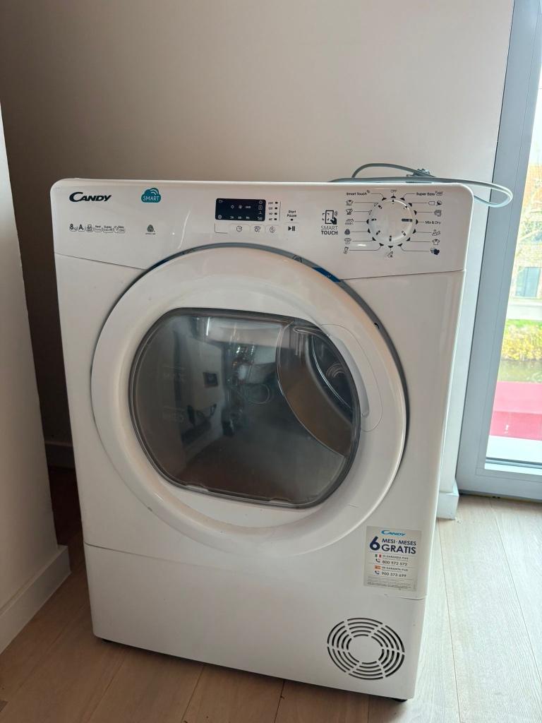 Candy Smart 8kg dryer in good condition – works properly, Ophalen, Gebruikt, 8 tot 10 kg, Voorlader