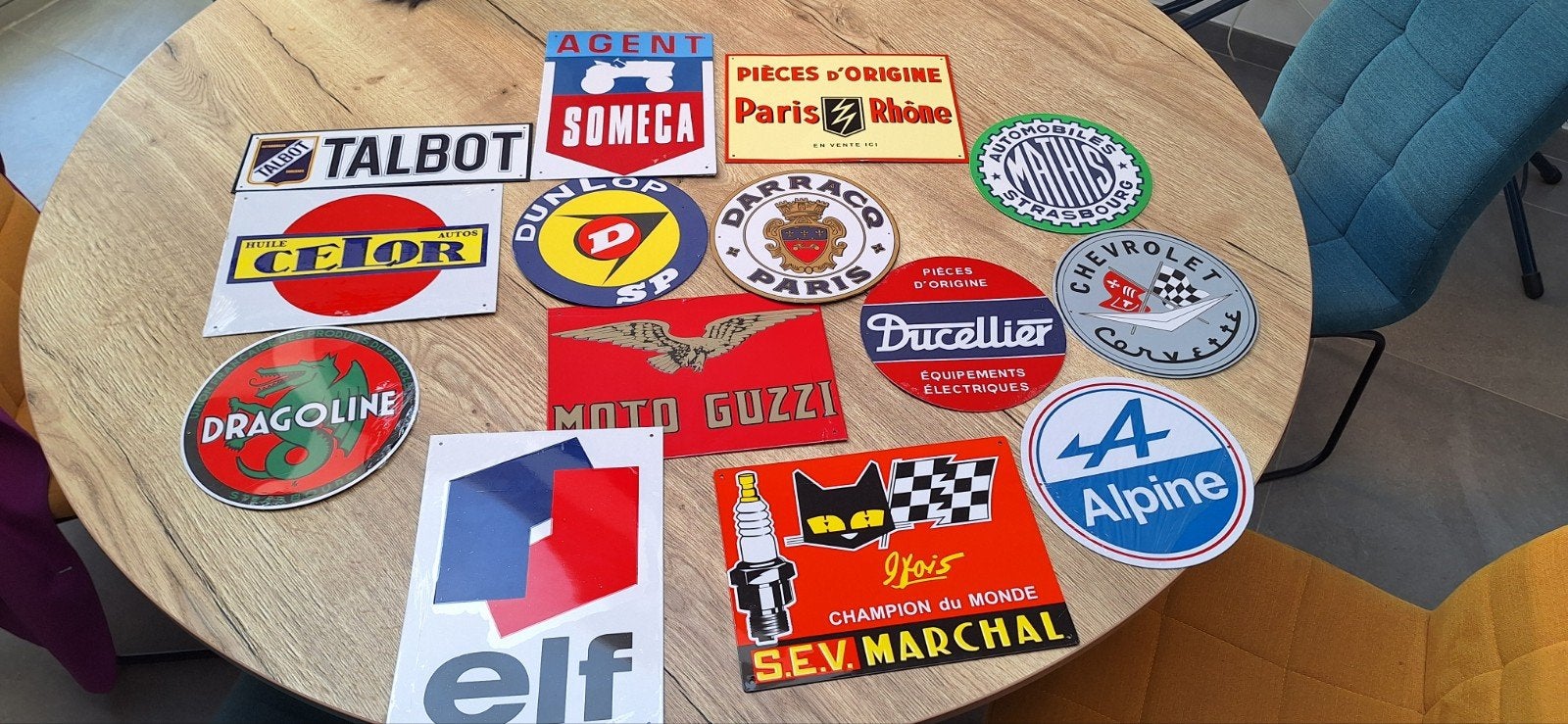 lot de plaques en metals diverses, Collections, Enlèvement