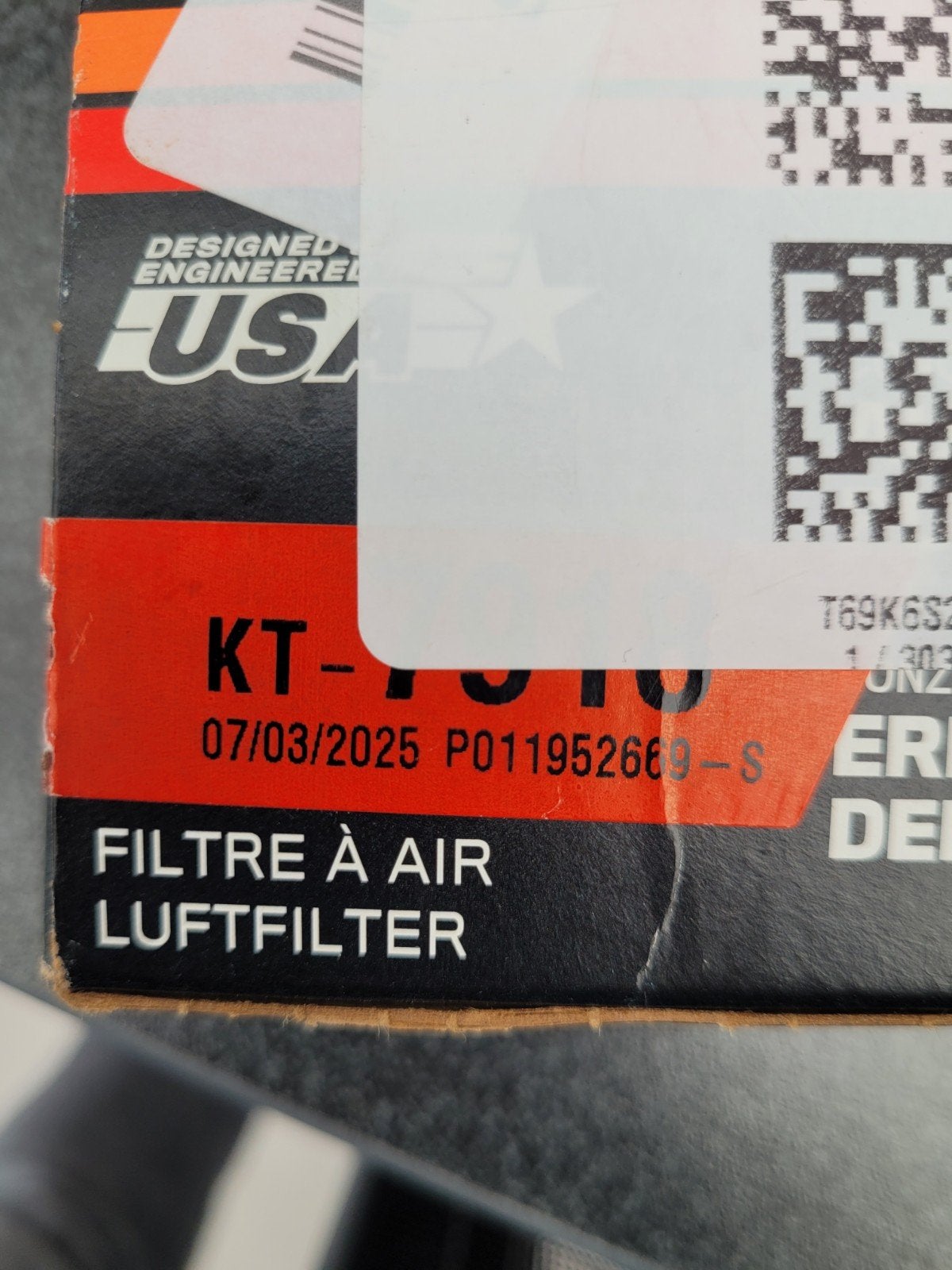 k&n luchtfilter KTM duke 790 / 890, Motoren, Particulier, Gebruikt