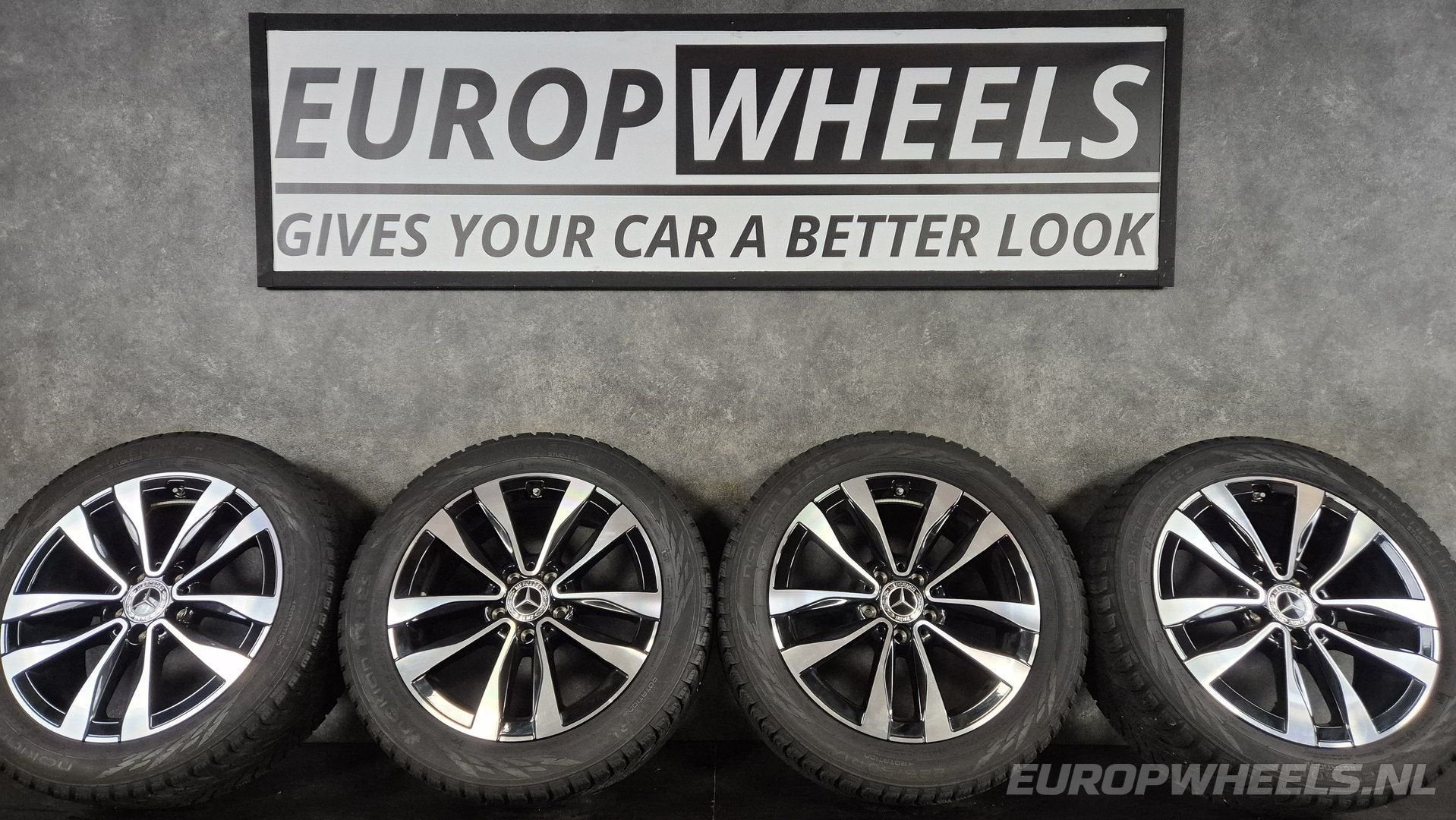 17 inch Mercedes W206 S206 velgen Nokian winterbanden, Auto-onderdelen, Gebruikt, -, -, Banden en Velgen