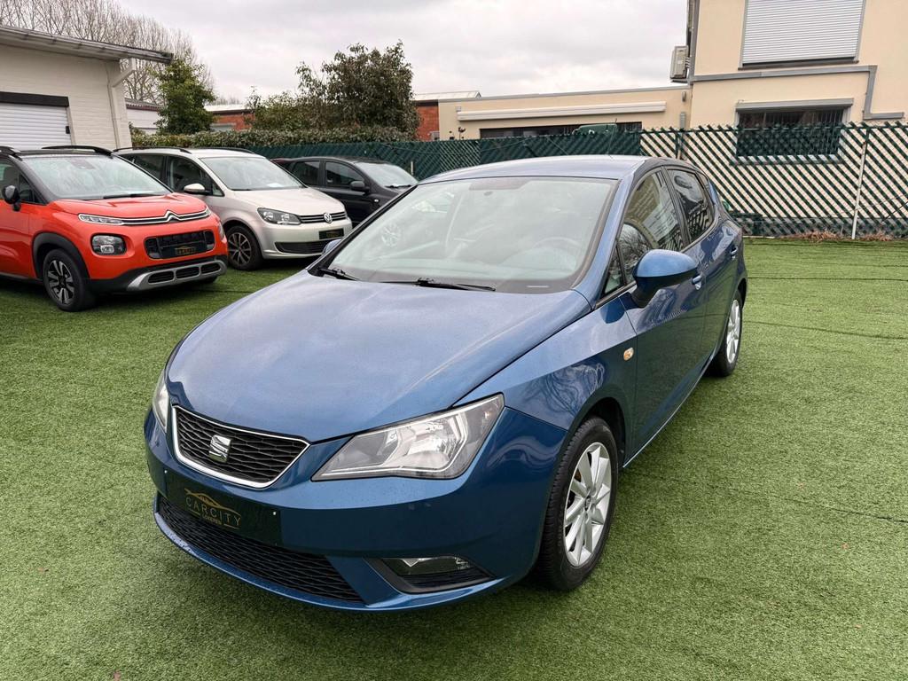 SEAT Ibiza Ibiza 1.2i Style+LPG°GPS°LEDER°A/C (bj 2014), Voorwielaandrijving, Euro 5, Gebruikt, Zwart