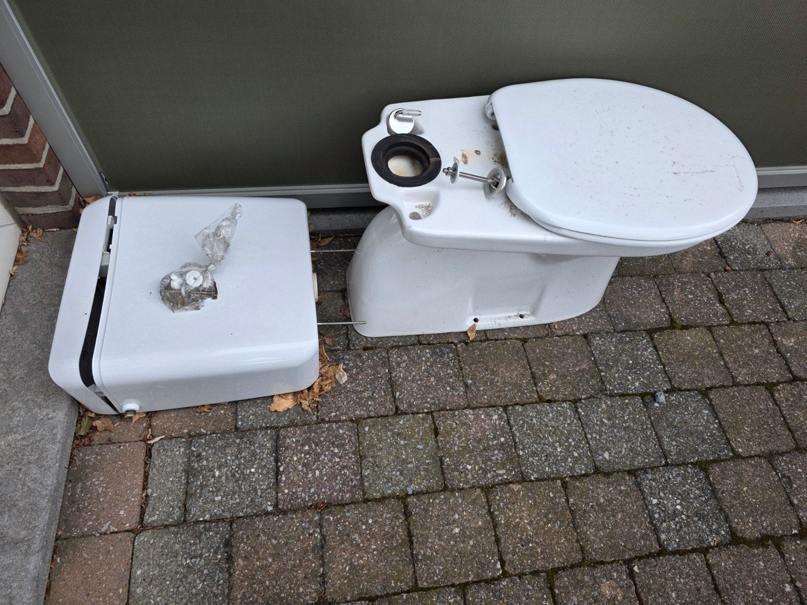 wc compleet, Doe-het-zelf en Bouw, Sanitair, Ophalen, Zo goed als nieuw, Toilet