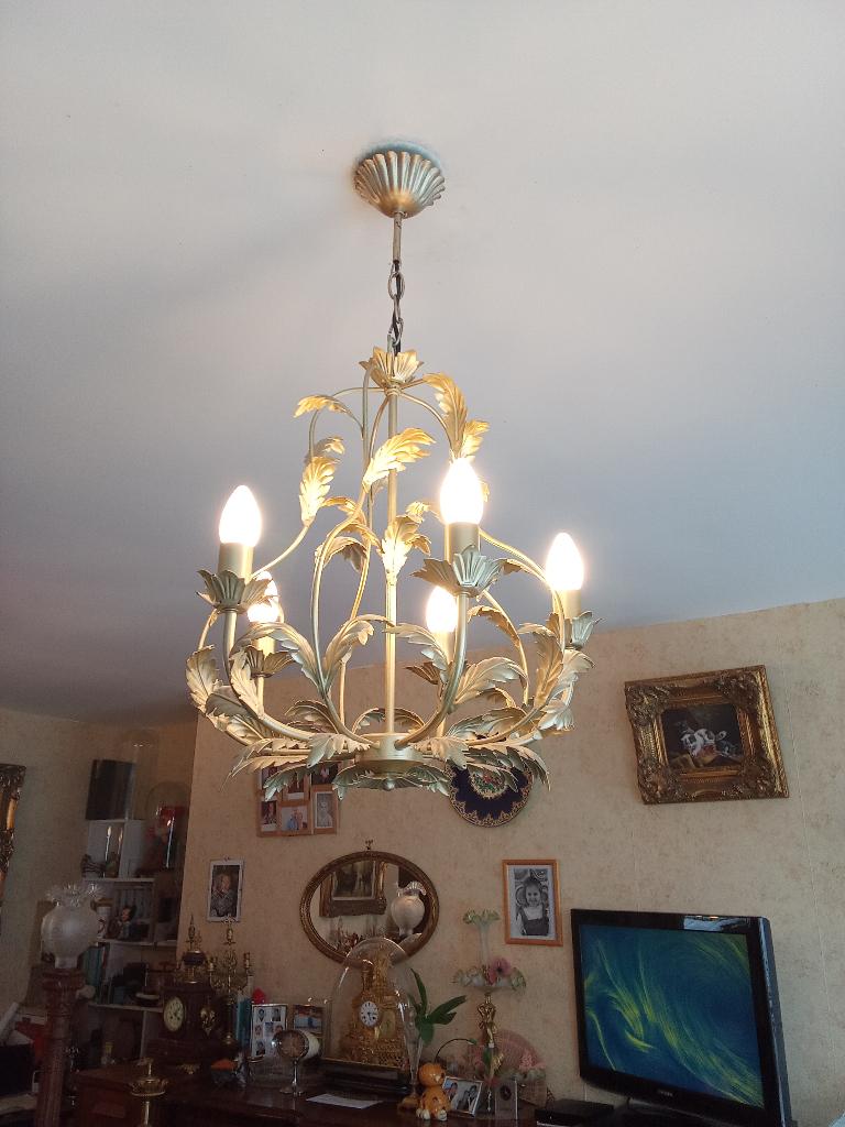 lustre appliques vintage, Moins de 50 cm, Hollywood regency, Enlèvement, Utilisé