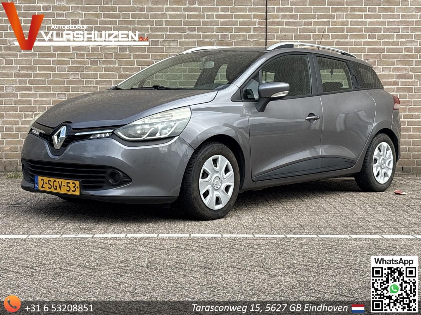 Renault Clio Estate 1.5 dCi ECO Expression | Airco | Cruise, Auto's, Renault, Bedrijf, Zilver of Grijs, Clio, Zwart